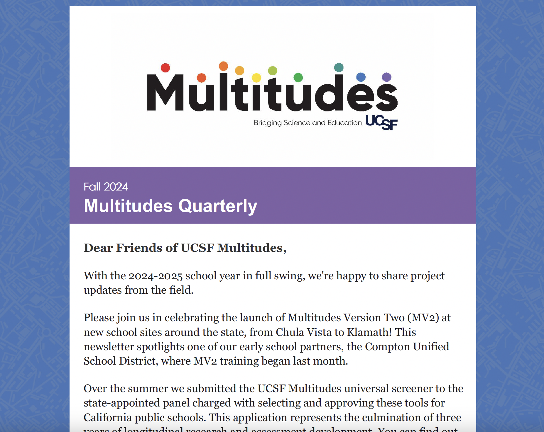 Fall 2024 Newsletter